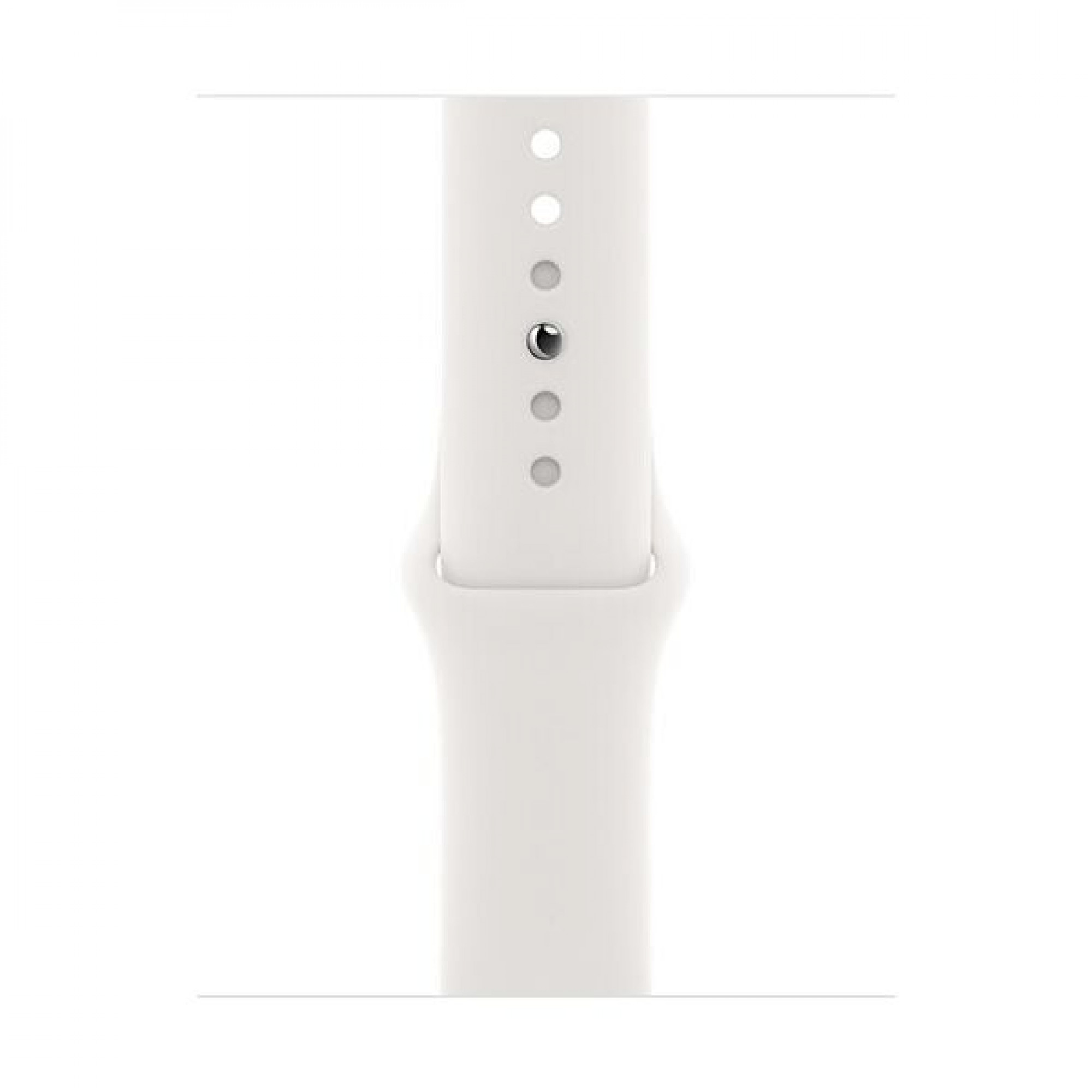 Apple Watch Series 6 40mm Silver Aluminum Case with White Sport Band (MG283)